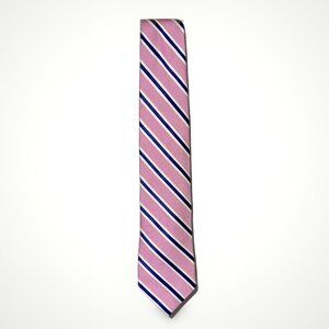 Nautica Stripped Tie (Pink, White, & Blue)